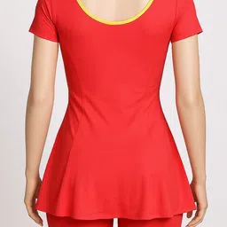 LYCOT Printed Swimming Dress With Attached Shorts image 3