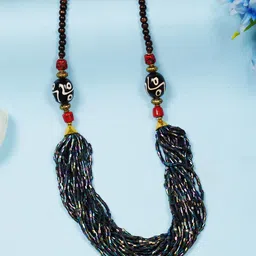 Bamboo Tree Jewels Artificial Beaded Necklace-image-25