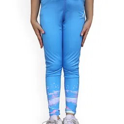 APPALUZO Girls Printed High Rise Ankle-Length Tights-picture-18