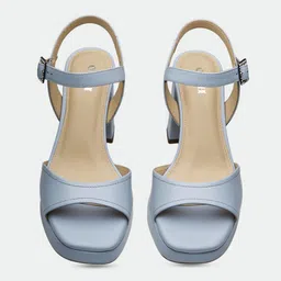 Oroh Leather Party Platform Sandals with Buckles image 4