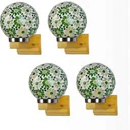 1ST TIME Green & White Solid Glass Traditional Cylinder Wall Lamps Wall Lamps-picture-10