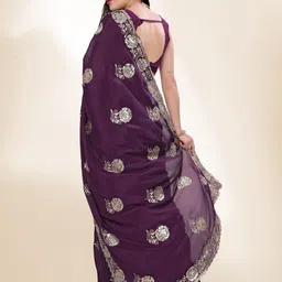 VAIRAGEE Embellished Embroidered Saree image 3