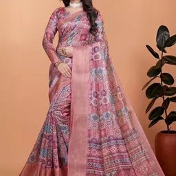 Vmdesigns Silk Blend Designer Saree image 2