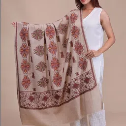 SWI Stylish Women Floral Embroidered Shawl-picture-36