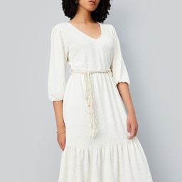 max Floral Self Design A-Line Midi Dress-image-41