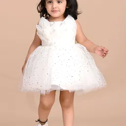 Titrit Polka Dot Net Fit & Flare Dress-picture-26