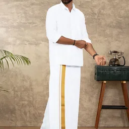 Ramraj Men Cotton Dhotis image 4