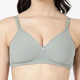 BLOSSOM Women Solid Medium Coverage Lightly Padded Cotton Bra image 4
