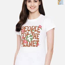 Dreambe Women Pack Of 2 Tom & Jerry Graphic Printed Round Neck Cotton T-shirts-picture-16