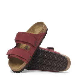 Birkenstock Uji Nubuck Leather/Suede Zinfandel Regular Width Two Strap Sandals image 4