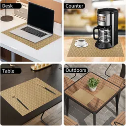 Aura 18-Pcs Geometric Table Placemats image 2