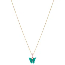 dressberry Elegant Gold-Plated Chain with Butterfly Pendant image 2