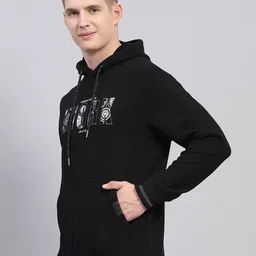 Monte Carlo Men Printed Cotton Hooded Sweatshirt image 2