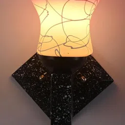 SOMIL Pink Glass Cylinder Printed Wall Lamps-picture-10