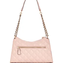 GUESS Checked Textured PU Structured Shoulder Bag with Quilted image 4