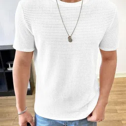 JUMPCUTS Men Slim Fit T-shirt image 4