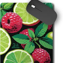 The Desi Monk Lemon Slice Anti Skid Mouse Pad for Laptops and Computers Non Slip Base Mousepad-picture-47