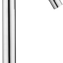 kyari - Mirror Chrome Tall Pillar 12' inch Tap with Holex Handle TP-10692 For Basin / Table Top Wash Basin Pillar Tap Faucet image 4