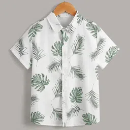 BAESD Boys Standard Fit Spread Collar Floral Printed Casual Shirt-image-70