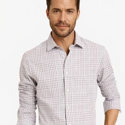 RARE RABBIT Men Comfort Spread Collar Checked Cotton Oversized Casual Shirt-picture-44