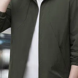 StyleCast x Revolte Men Stand Collar Long Sleeves Tailored Jacket image 2