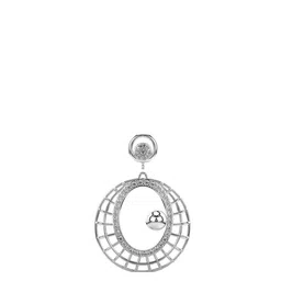 VALANOVA Women 14K White Gold & Certified Lab Grown Pendant 0.36cts Diamond 3.08gm-image-62