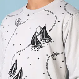 V-Mart Men Printed Sweatshirt image 3