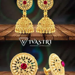 VIVASTRI Women Gold-Plated Alloy Earrings-picture-41