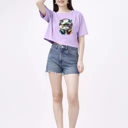 ELLITI Animal Print Cotton Crop Top-picture-34
