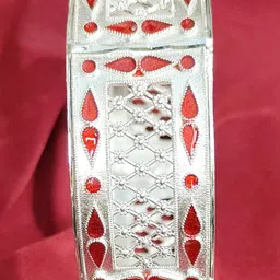 Balaji Gold Silver-Plated Bangle-image-79