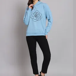 7 ISLANDS Women Printed Hooded Sweatshirt-picture-23