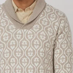 Mufti Men Floral Pullover Cotton Sweaters image 4