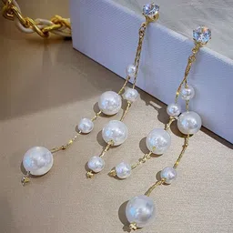 Celestique Contemporary Drop Earrings image 2