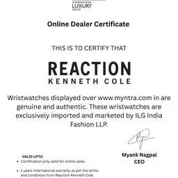 REACTION KENNETH COLE Men Dial & Straps Analogue and Digital Multi Function Watch KRWGP0070601 image 3