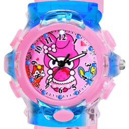 ON TIME OCTUS Girls Printed Dial & Bracelet Style Straps Analogue Watch KD-139 PINK MELODY image 4