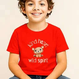 TAGWEAR Boys Biker Printed Applique T-shirt-picture-32