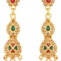 VIVASTRI Women Gold-Plated Alloy Earrings-picture-38