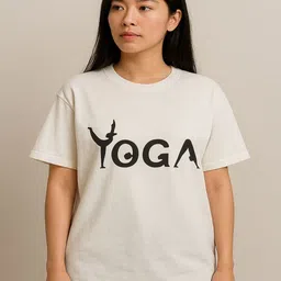 GAB Women Typography Printed Applique T-shirt-picture-31