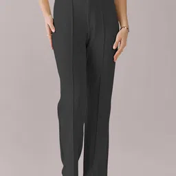 Dream Beauty Fashion Maahir Women XS Straight Fit High-Rise Regular Trousers-picture-17