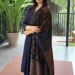 Moda Rapido Women Ethnic Motifs Yoke Design Kurta with Palazzos & Dupatta image 5