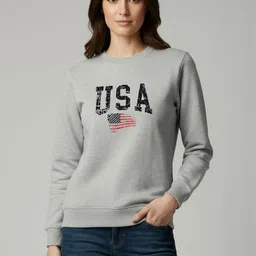 Calm Down Women Printed Sweatshirt-picture-17