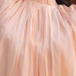 TERHA TAALI Floral Printed Pure Cotton Thread Work A-Line Kurta With Trousers image 3