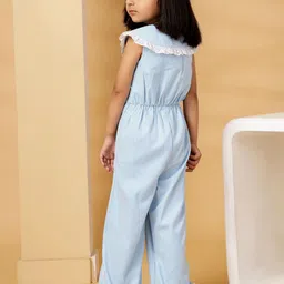 Budding Bees Girls Striped Basic Jumpsuit image 4