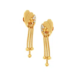 Joyalukkas Amour Women 22Kt Gold Drop Earring - 4.395 g image 3