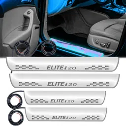 fabtec Mirror Finish Door Foot Step LED Sill Plate for Elite i20(Set of 4, Blue) Car Fancy Lights-picture-19