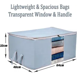 AMAK INC Grey Fabric Wardrobe Organisers image 5