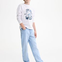Mango Kids Boys Printed Pure Cotton T-shirt-image-96
