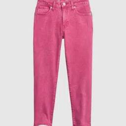 GAP Girls Regular Fit Mid-Rise Pure Cotton Jeans-picture-6