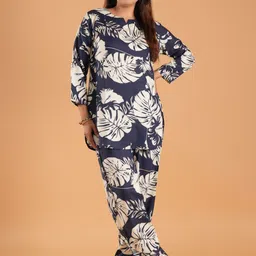 BAESD Floral Printed Straight Tunic & Trousers Co-Ords-picture-12