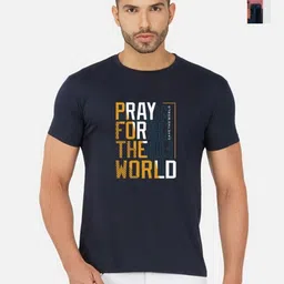 GLOBAL NOMAD Men 2 Printed Bio Finish Applique T-shirt-picture-20